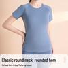 Nuodingxiu Mesh Short Sleeve Sports Yoga Top