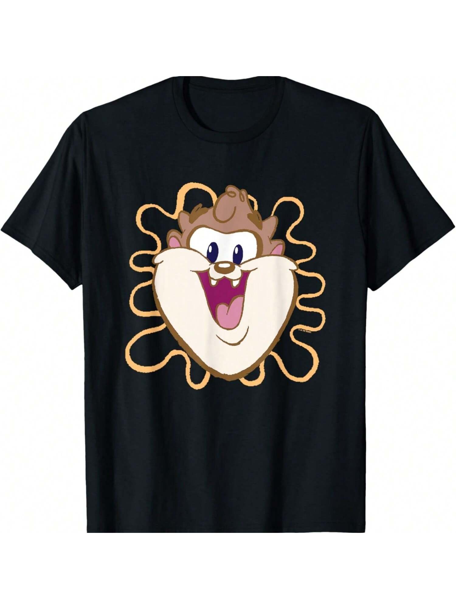 Looneys Tuness Baby Looneys Tunes Cute Taz Big Face Logo T-Shirt S разноцветный
