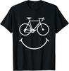 Funny Cycling Biking Bicycle Cyclist Bike Themed Smile Gift T-Shirt Unisex T-Shirt