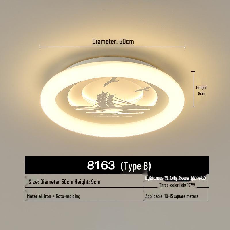 Modern Minimalist Nordic Ceiling Lamp for Bedrooms and Living Rooms