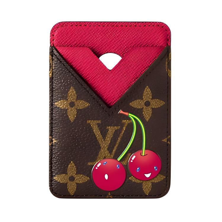 

Louis Vuitton X Takashi Murakami Серія Магнітних Вишень Принт Monogram Покритий Канвас Тримач для Карток Жіночі Аксесуари Коричневий M14562 Box(Basic Set+Box)