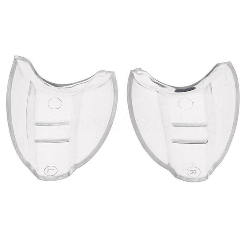2pcs Fashion Eye Flexible Clear Shields Anti Fog Protective Cover Eye Glasses Side Protective Myopia Glasses Protector