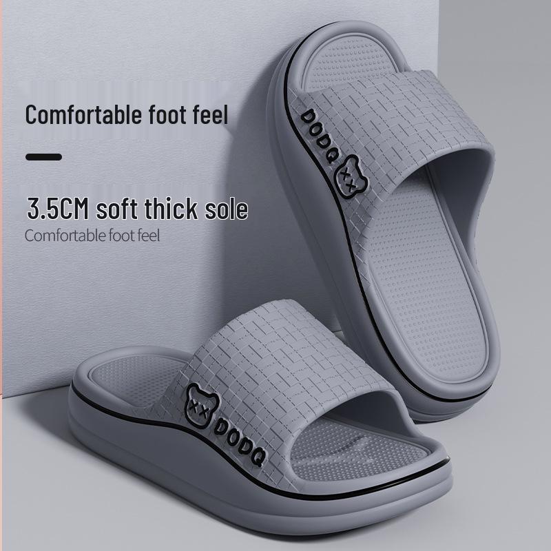 

Новые противоскользящие тапочки 2025 года для беременных женщин: Летняя одежда для дома/улицы, с защитой от запаха, охлаждающая одежда для купания 44-45 серый