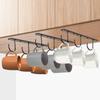 3 Pack Mug Hooks Under Cabinet, Hanging Coffee Mug Holder for Kitchen Cabinet/Shelf, Coffee Mug Organizer with 9 Hooks, for Mugs, Cups, Kitchen
