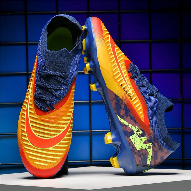 Bottes de Football Homme FG Baskets Tenis Adulte Casual Crampons de Terrain Originales Confortables Haute Qualité Entraînement Chaussures de Football Homme