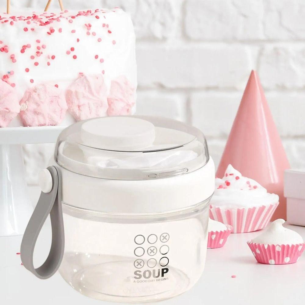 650ml Salad Containers Portable Overnight Oatmeal Cup Reusable Yogurt Cups  for Meal Prep