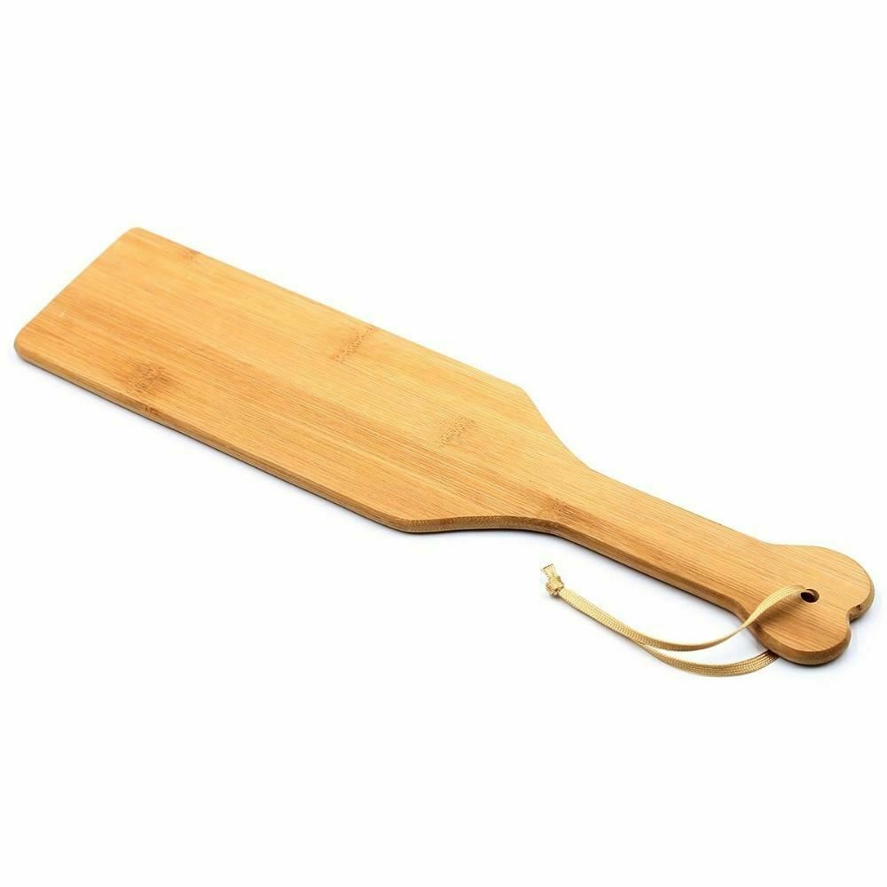 Large 42Cm Natural Bamboo Spanking Paddle Impact Toy Fetish Paddles