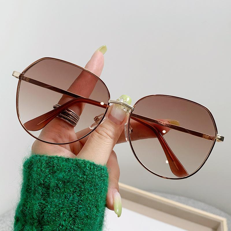 

JYL TS Sunglasses Frameless Square Large/81039 B-4407 світло-коричневого кольору