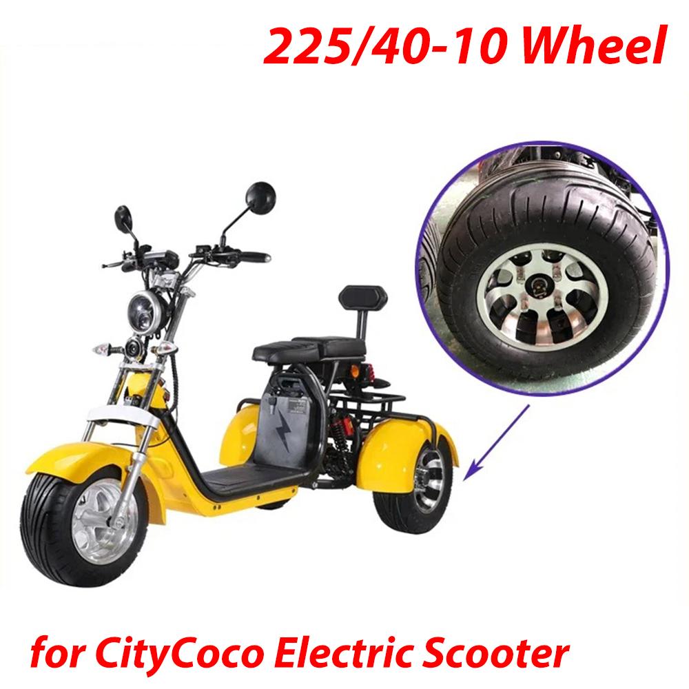 Jantă roată din aliaj de aluminiu 225/40-10 pentru scuter electric Citycoco cu trei roți Piese butuc spate 20.5X10-10 22X10-10 20X10-10