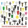 50-500 Pezzi Clip per Auto Viti di Fissaggio Paraurti Decorazione Interni Auto Nylon Miscelazione Casuale Accessori Universali