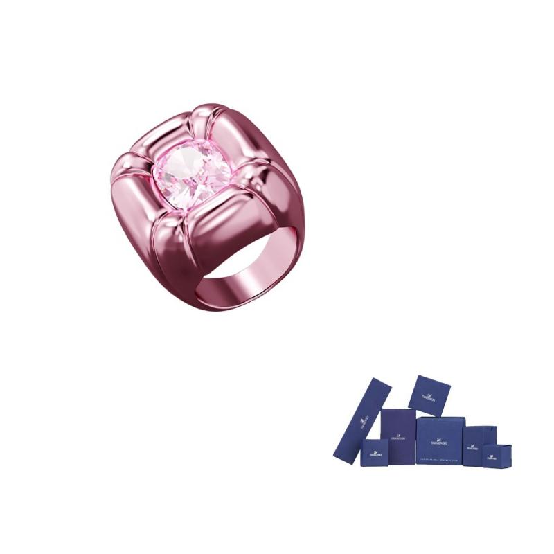 Swarovski Dulcis Cocktail Kristallring Damenringe Rosa 5610803 52 white