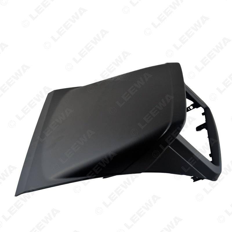 Mitsubishi Pajero Audio Mod Frame: 2DIN Fascia Panel with Toyota Storage Box.