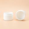 50/80/100g White Empty Plastic Flip-Top Container Refillable Bottle With Hand Pulled Mat And Spoon Face Cream Jar Cosmetic Box