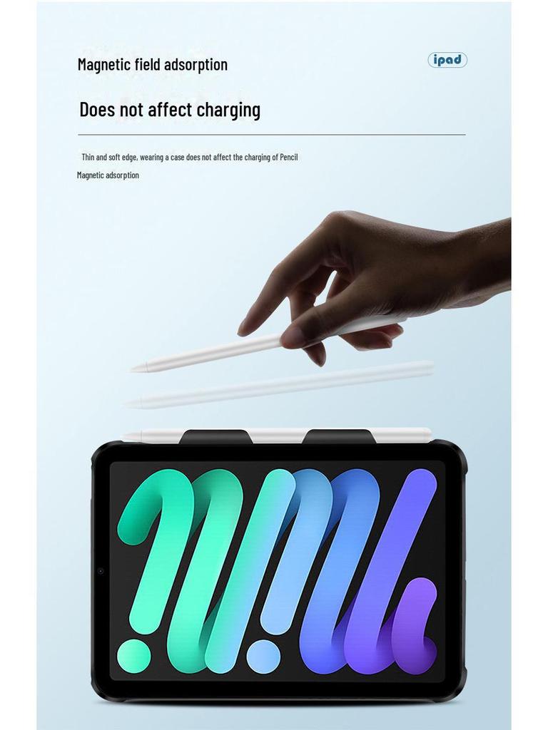 iPad Pro 11 Acrylic Magnetic Case: Transparent Anti-Fall Protection for 2022 10th Gen 10.9-inch Model