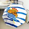 Real Sociedad Umbrella Folding Umbrella, Automatic Umbrella 8-Frame for Travel, Camping Use Gift for Halloween Christmas