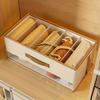 Clothes Storage Box With Dividers Foldable For Bedroom And Closet