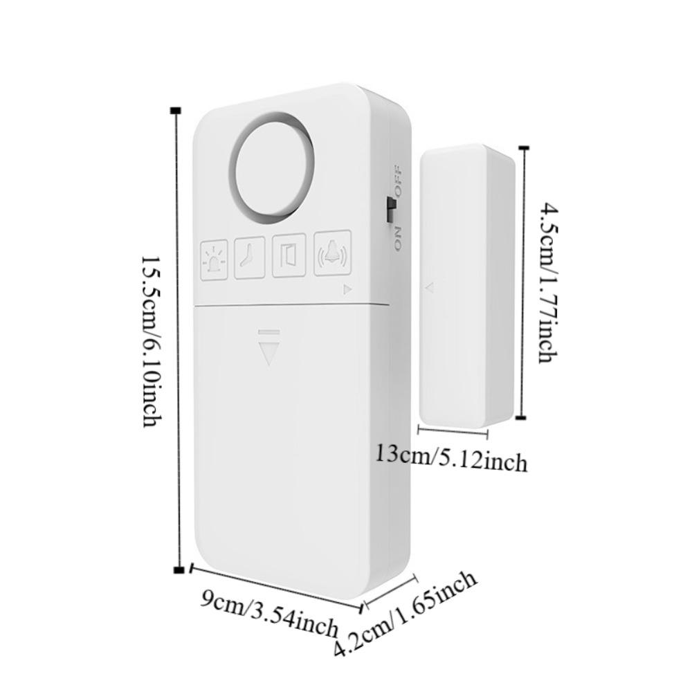 Convenient Door Window Sensor Alarm Fashionable Magnetic Burglar Alarm Door Opening Sensor Bedroom