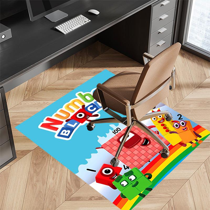 Tappeto Assorbente Lavabile Stampato Numberblocks, Tappetini Antiscivolo per Bagno, Tappeti da Cucina, Tappetino Yoga, Ingresso Soggiorno, Tappeti da Campeggio Picnic