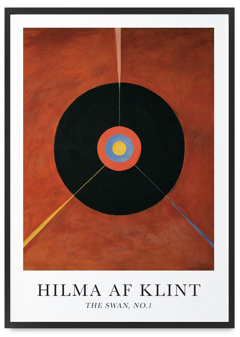 

Plakat hilma af klint the swan 21x30 cm