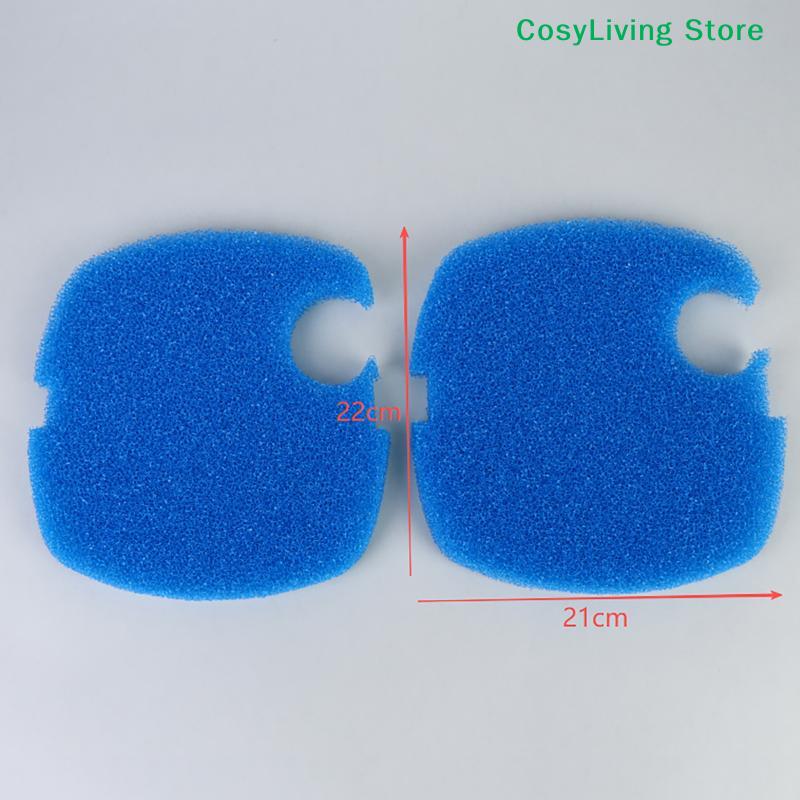 [CL]2/4Pcs White Blue Aquarium Filter Pad Sponge Foam Cotton Fit For SUNSUN GRECH Canister 304AB/404AB/704AB Replacement Part