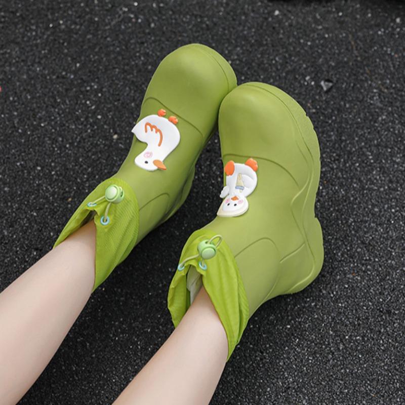 Women's Thick-soled Non-slip Outdoor Fashion Rubber Boots