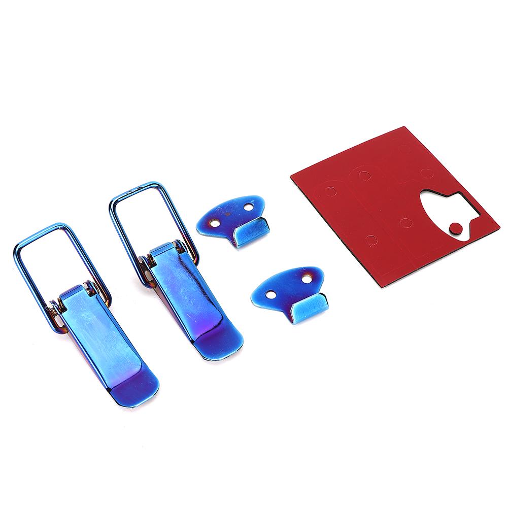 Universal Security Car Truck Hook Lock Clip Quick Release Small Blue