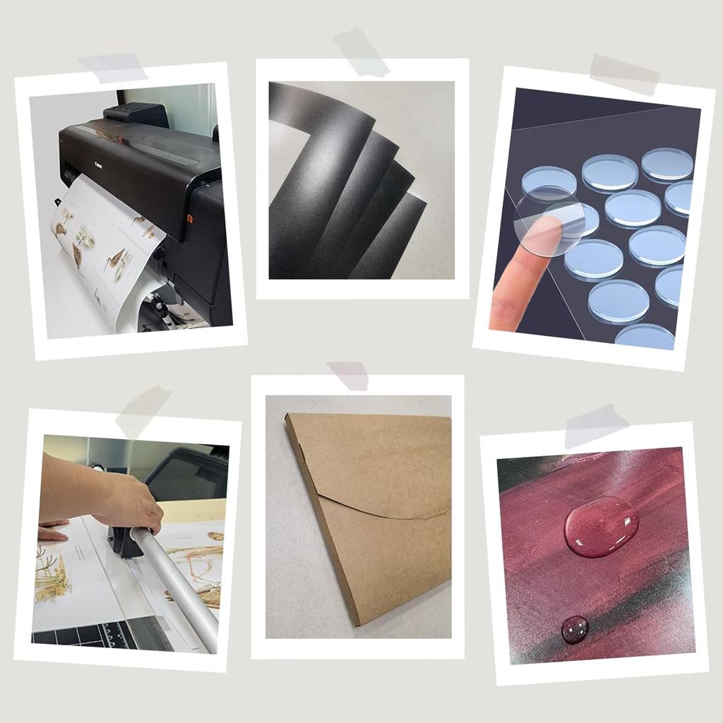 Gatheroad Landscape Art 8x10 Inch, Set of 4 Unframed Country Wall Art, Vintage Farmhouse Prints and Nature Wall Art for Living Room & Bedroom