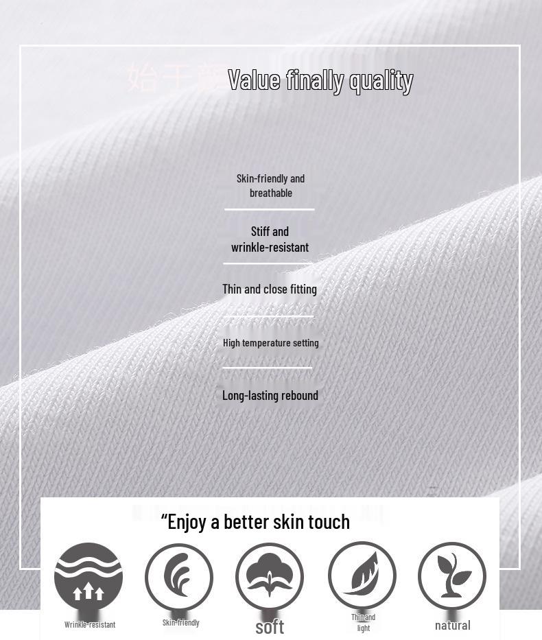 Women's Retro Korean Style Cotton Slim Fit Long Sleeve T-Shirt with Stand Collar and Diagonal Buttons