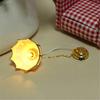 1/12 Scale Dollhouses Chandelier Vintage Gold Ceiling Light for Dollhouses Bedroom and Study Area Scene Display Furniture