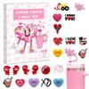 3D Advent Calendar,24 Days Of 10mm Straw Toppers For 30Oz & 40Oz Tumblers Countdown Gifts For Men, Women, Boys, Girls & Adults