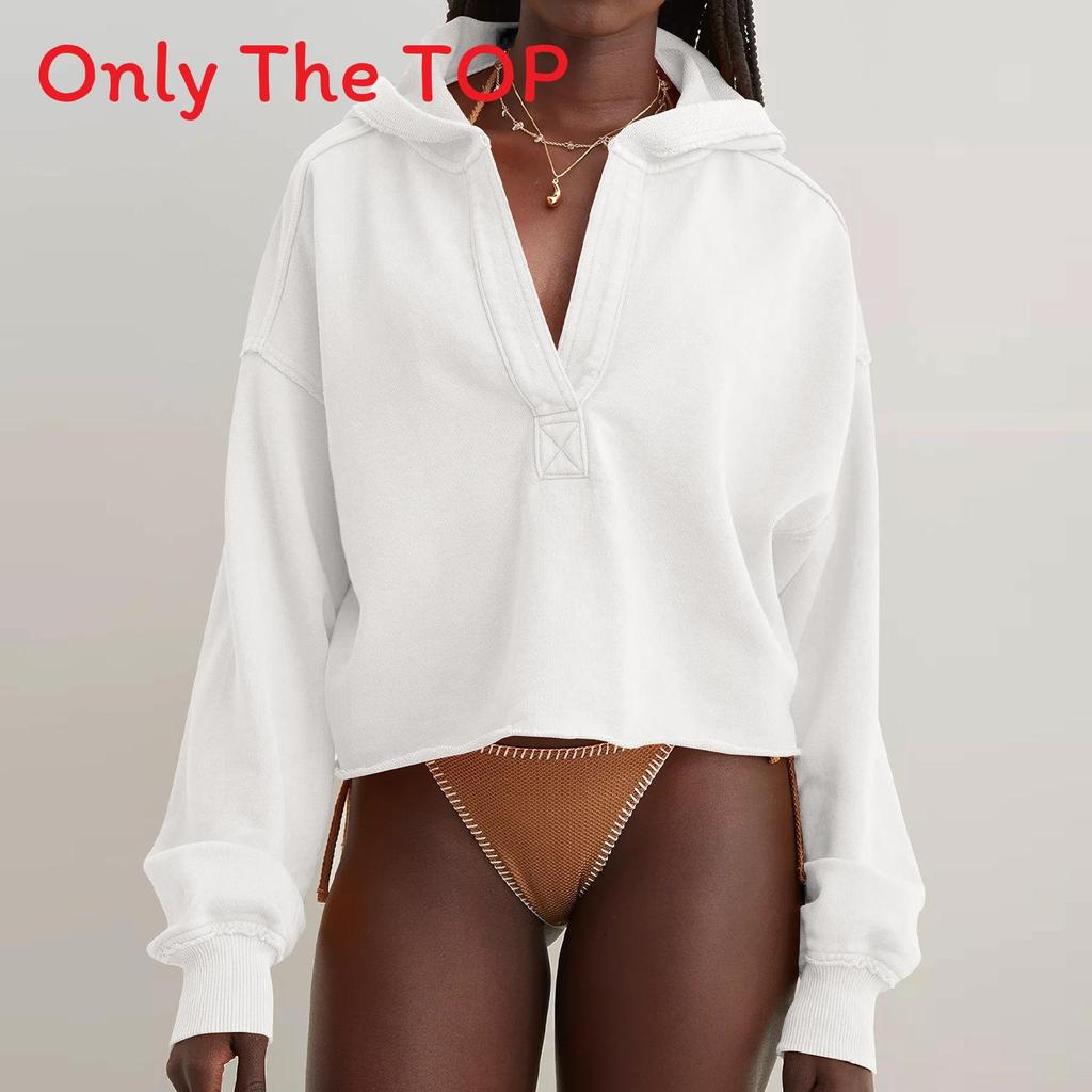 Modern Loose Hoodie Sweater For Women With Raglan Sleeves And Hoodie Design For Streetwear Style