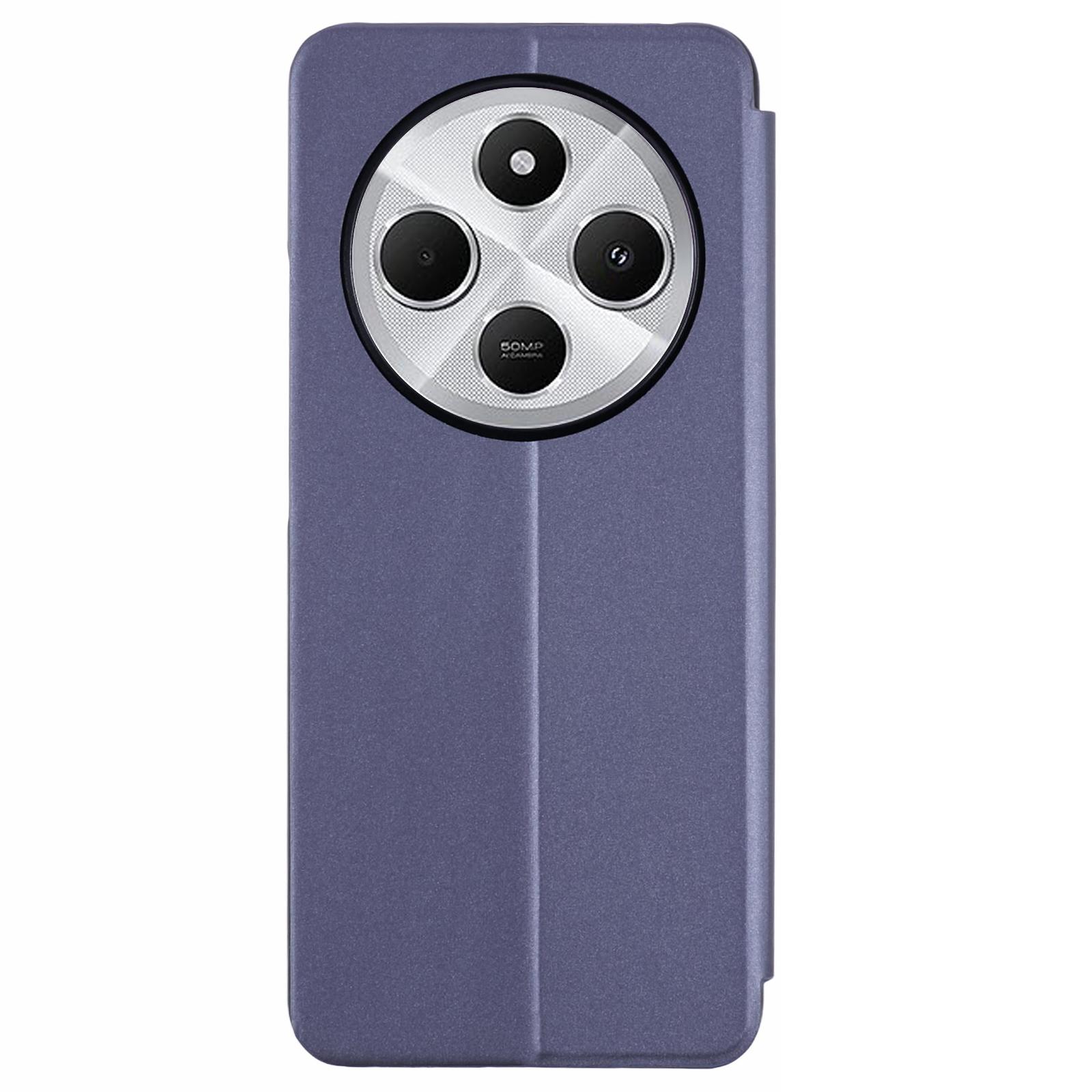 

Leather Case for Xiaomi Poco C75 4G/Redmi 14R 5G/14C 4G View Window Stand Flip Phone Cover C