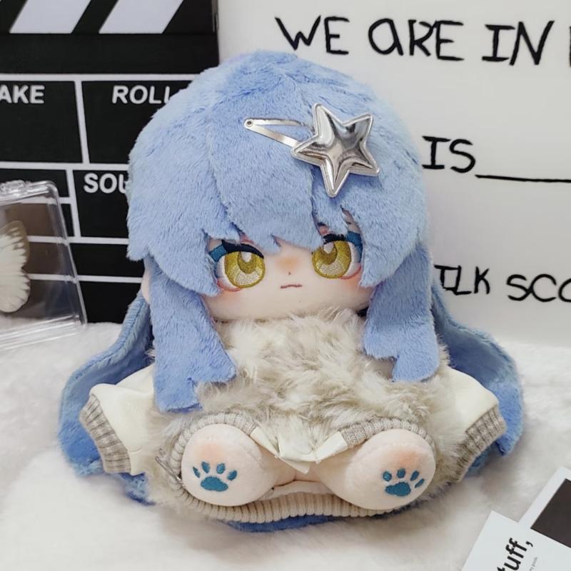20cm Rimuru Tempest Plüschtier zum Verkleiden Baumwollpuppe mit Kleidung Spielzeug Anime Die Zeit, als ich als Schleim wiedergeboren wurde Geschenke