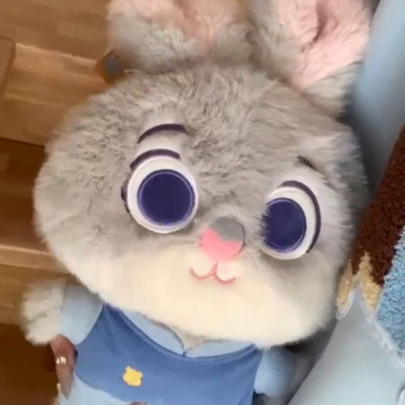 Cute Nickelodeon Zootopia Plush Toy Cartoon Anime Fox Rabbit Plush Toy for Girlfriend Birthday Gift