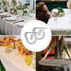 Table Cloth Holding Clip 12 Pieces Tablecloth Clamps Portable Table Cloth Cover Clamps For Picnics Weddings Gradua