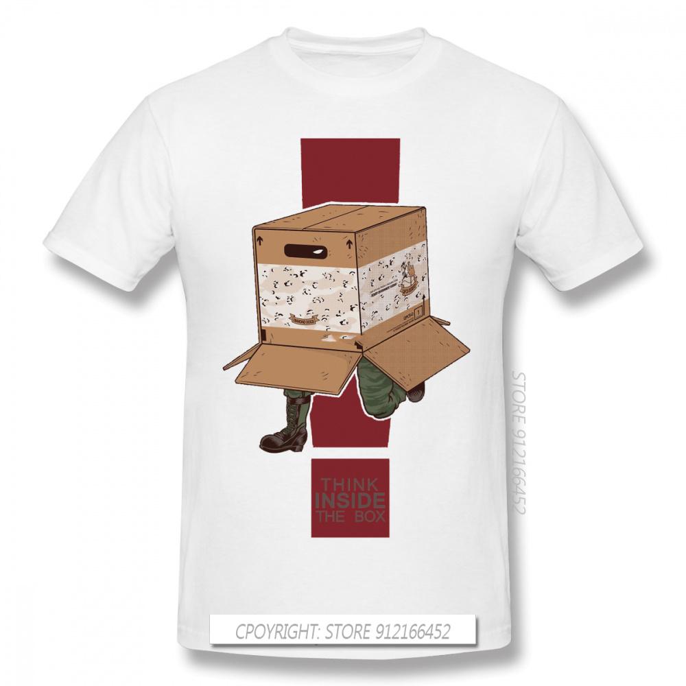 

New Summer Think INSIDE The Box T-Shirts Cotton Metal Gear Solid Solid Snake Diane FOXHOUND Game Ofertas Men TShirt 5XL різнокольоровий