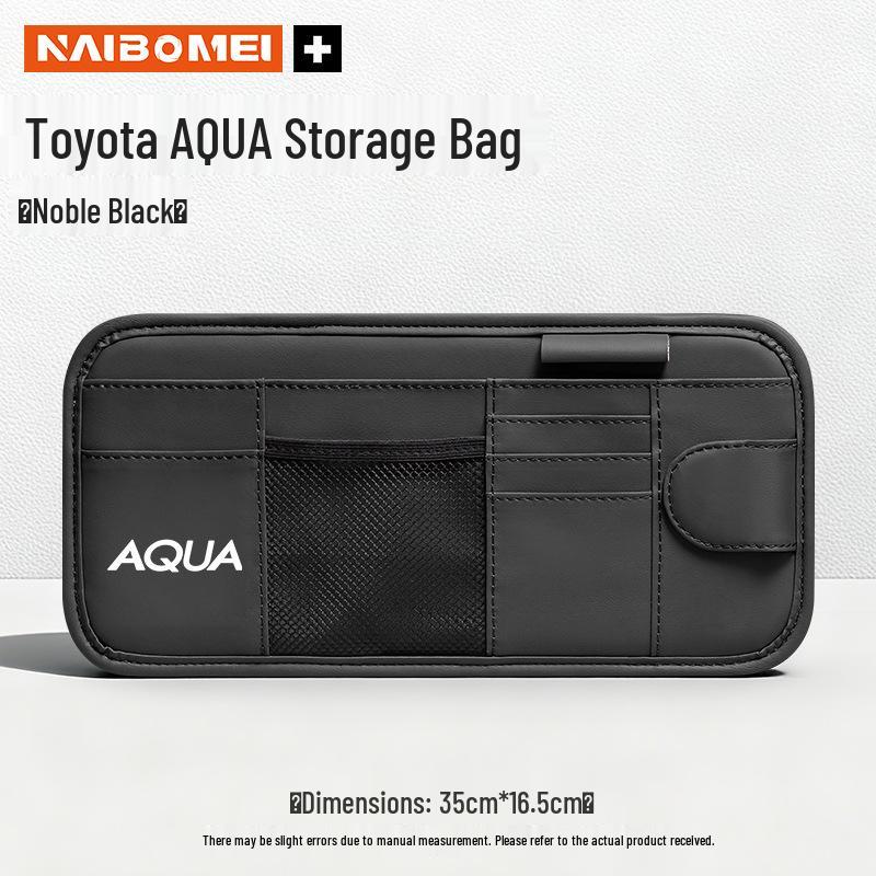 Toyota AQUA Car Sun Visor Multifunctional Storage Clip & Decorative Card Holder
