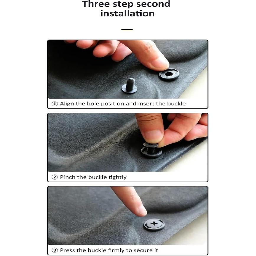 Compatible For Ford Escape Kuga 2013 2014 2015 2017 2018 2019 Car Engine Hood Pad Front Sound Insulation Covers Heat Shade Auto Accessories(Black B)