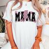 Retro Groovy Mama T Shirt Hippie Flower Graphic Tee Unisex Cottagecore Aesthetic Tops Summer Casual Streetwear Apparel