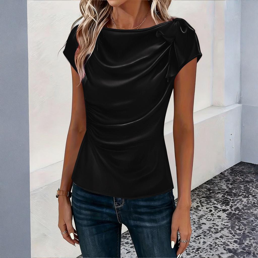 Tops For Women Sleeveless R-Neck Casual T-Shirts