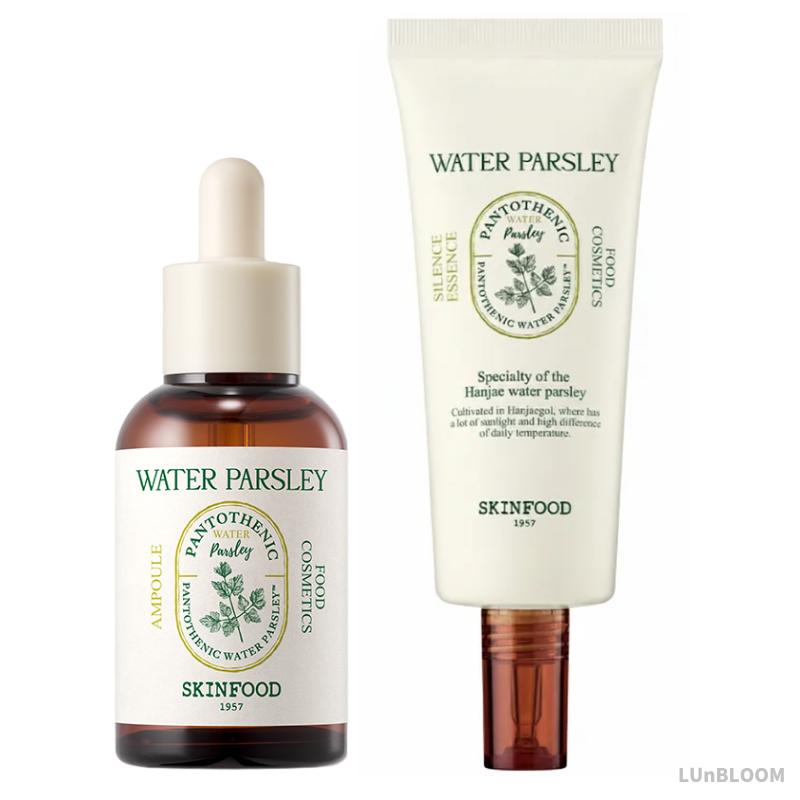 

Skinfood Набор Пантотеновая Вода Эссенция Петрушки 50 мл и Эссенция Тишины 70 мл