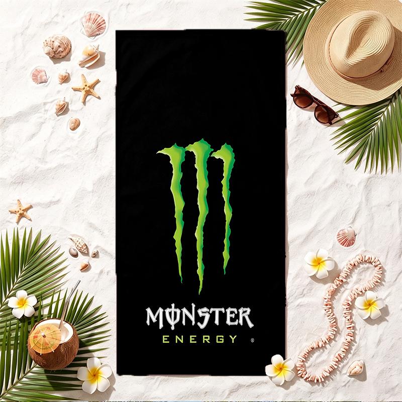 Monster Soft Beach Towel Stylish Beach Pool Towel for Summer Seaside Vacation Travel