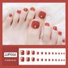 Elmas Tasarımlı Su Geçirmez Ayak Tırnak Uçları - El Yapımı Takılabilir Tırnaklar