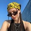 European and American Hip-hop Headscarf New 11 Cotton Small Square Scarf Korean Version Hip-hop Sports Square Scarf Versatile Trendy Men's and Women's