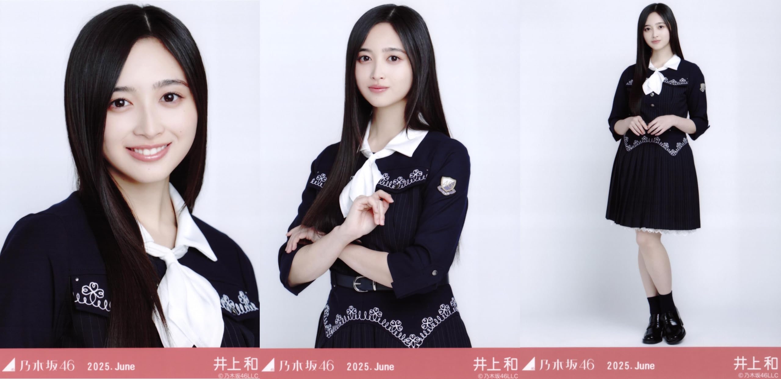 

Nogizaka46 Raw Photo June 2025 38th Uniform 3 Types Complete Set Kazu Inoue