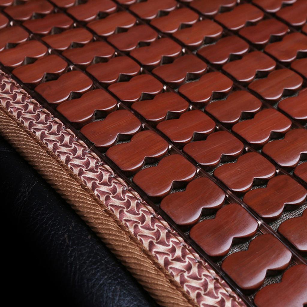 Natural Bamboo Seat Cover Bamboo Cooling Pad Mat for Summer Breathable Seat Cushion for Home Office Car Use Home Chair