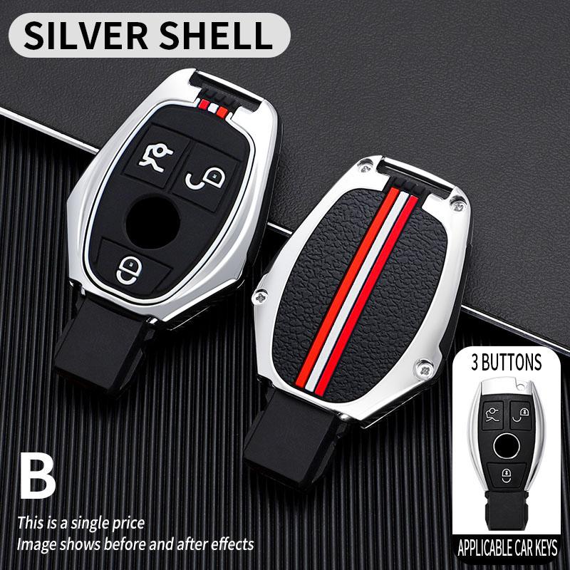 Car Key Case Cover Protective Shell Fob for Mercedes Benz A B C E Class GLS GLA GLK GLC CLS CLA AMG W204 W205 W212 W463 W176