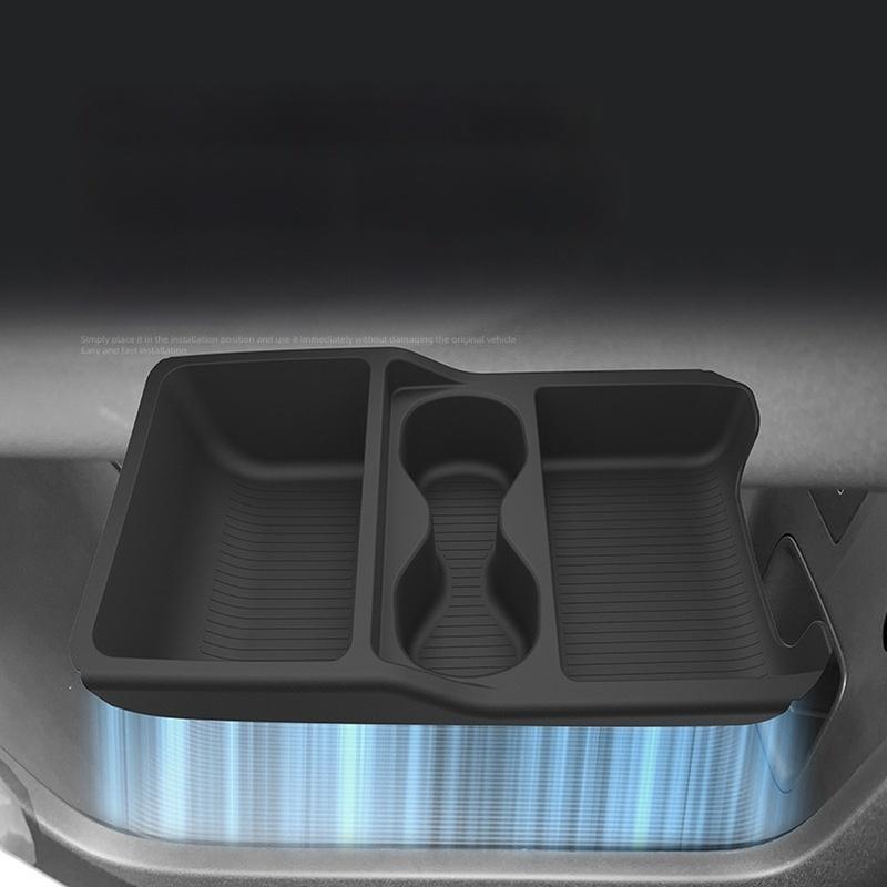 

Car Armrest Storage Box Lower Center Console Organizer Cup Holder Storage Box For N6 Center Console Storage Box TPE Organizer