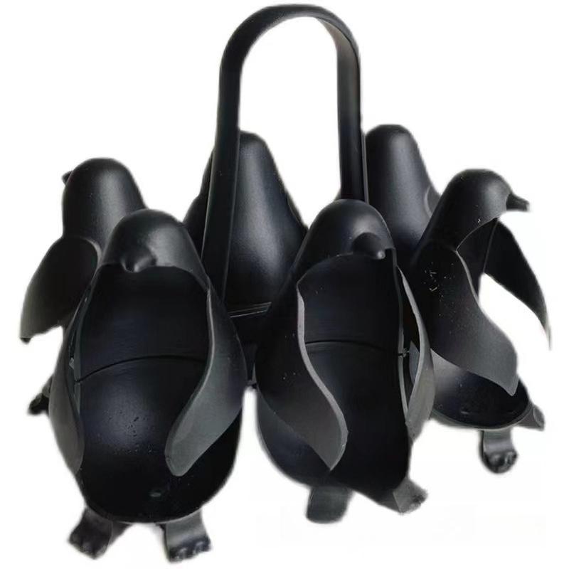 1 ks kuchyňské vychytávky: Vařič vajec tučňák, Nádoba na vaření vajec v páře, Držák na vejce