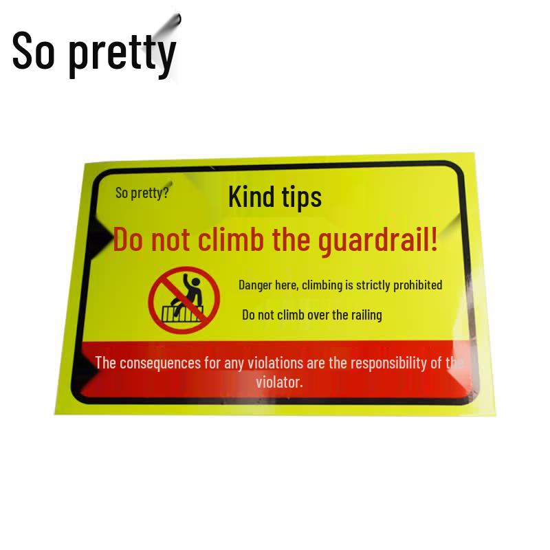 Reflective Aluminum Warning Sign
